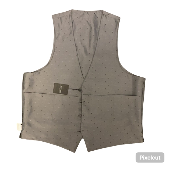 Couture 1910 Classic Fit Men's Gray Suit Stretch Vest Size L - Picture 7 of 9